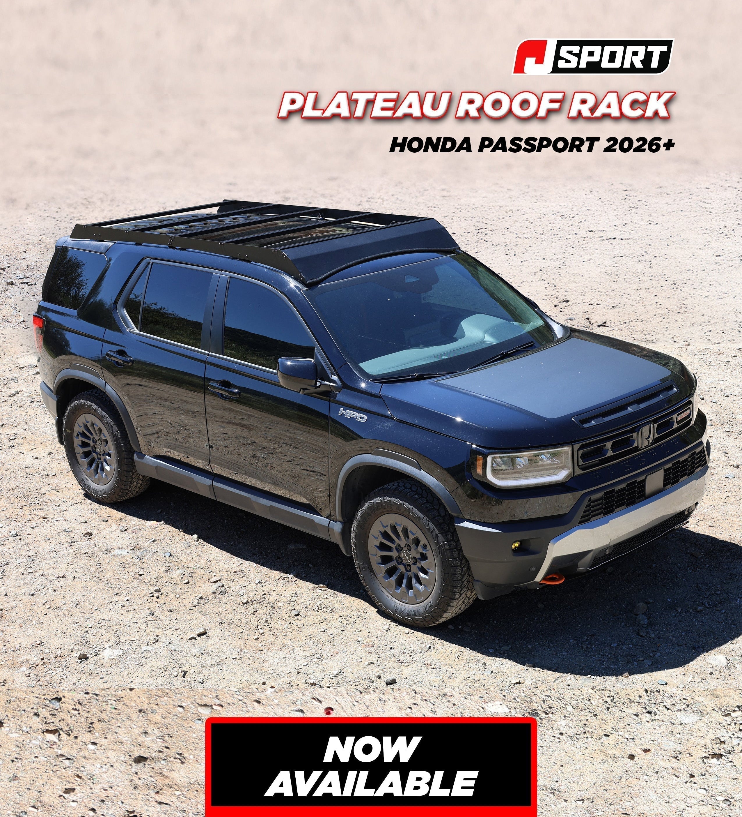 New Release - Jsport USA Plateau Roof Rack for the 2026 Honda Passport