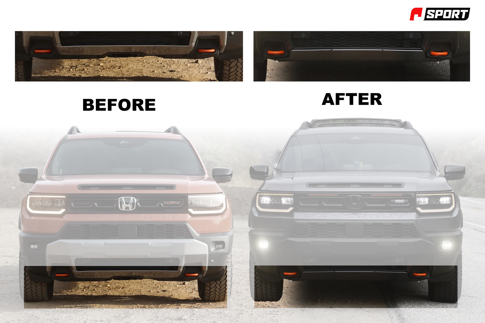 Honda Passport 2026 - Current Brush Guard Skid Plate
