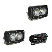 S2 SAE LED AUXILIARY LIGHT POD PAIR - UNIVERSAL