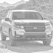 Honda Ridgeline 2017 - Current Ditch Light Bracket Kit with Baja Deigns Squadron 2.0 Sport
