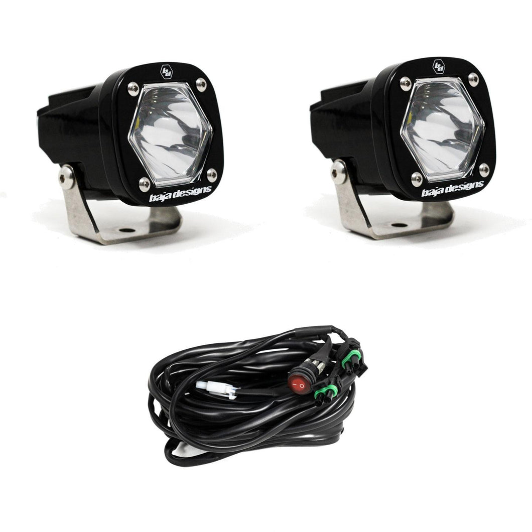 S1 BLACK LED AUXILIARY LIGHT POD PAIR – UNIVERSAL - Baja Design Lights