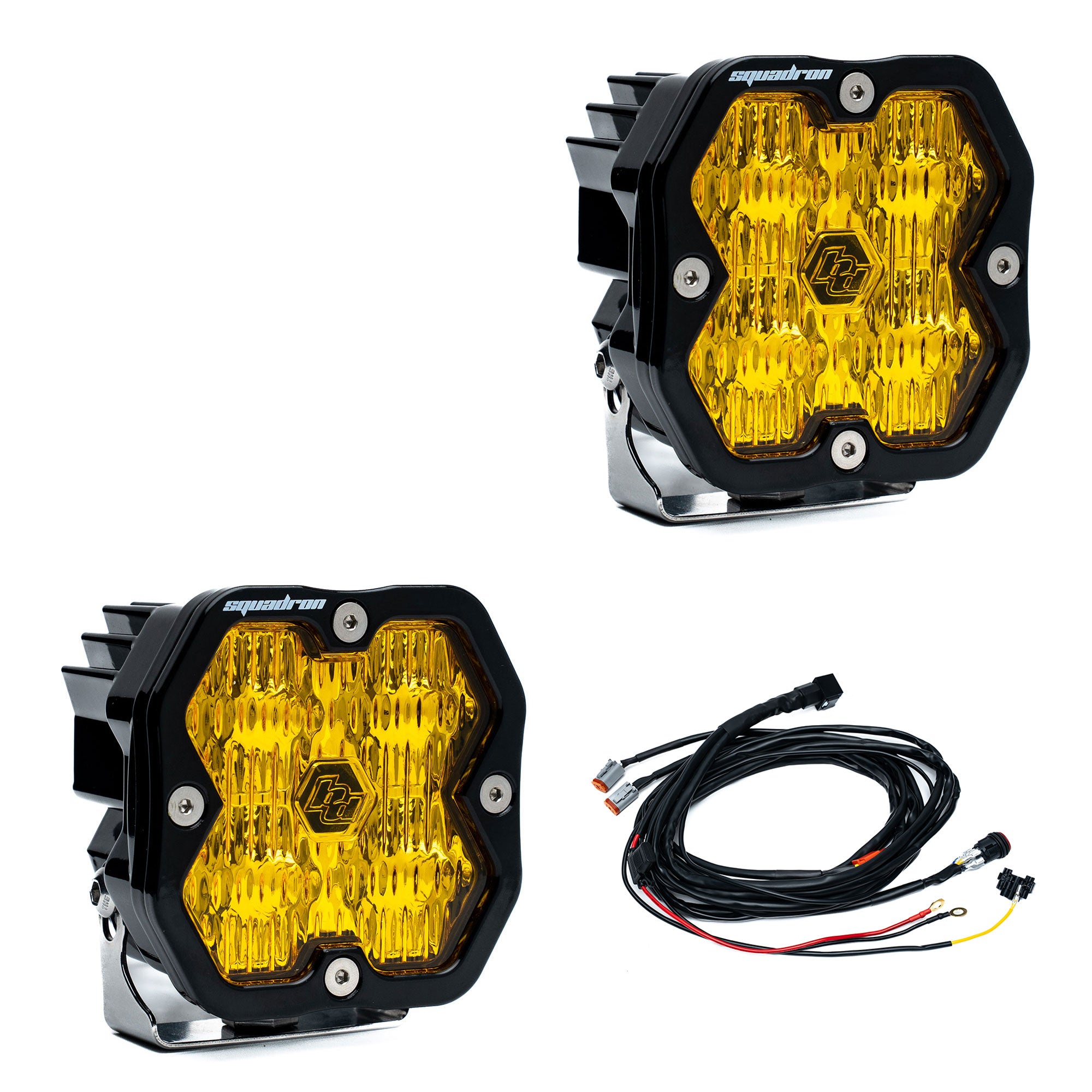 Squadron 2.0 Sport Black LED Auxiliary Light Pod Pair - Universal