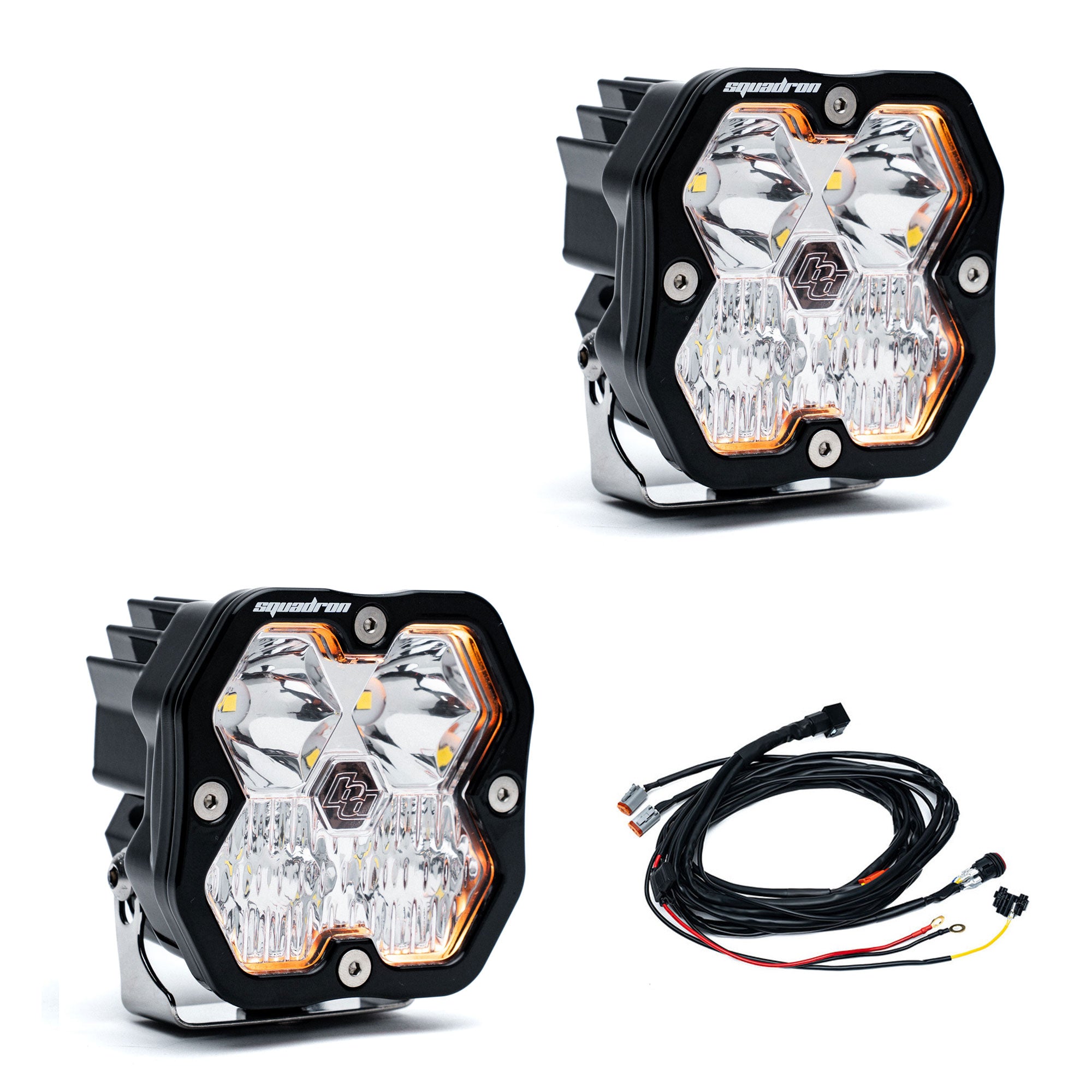 Squadron 2.0 Sport Black LED Auxiliary Light Pod Pair - Universal