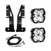 Honda Ridgeline 2017 - Current Ditch Light Bracket Kit with Baja Deigns Squadron 2.0 Sport