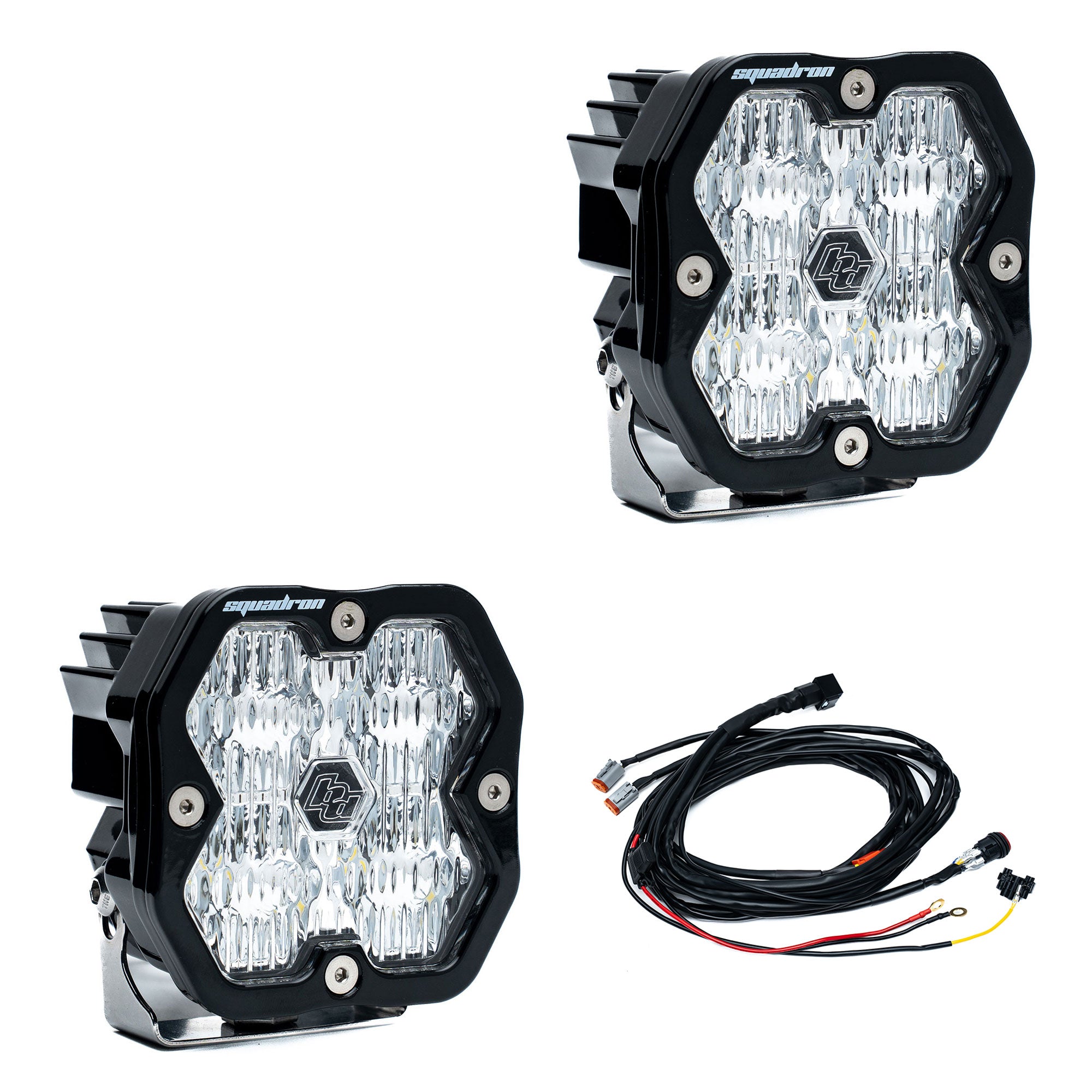 Squadron 2.0 Sport Black LED Auxiliary Light Pod Pair - Universal